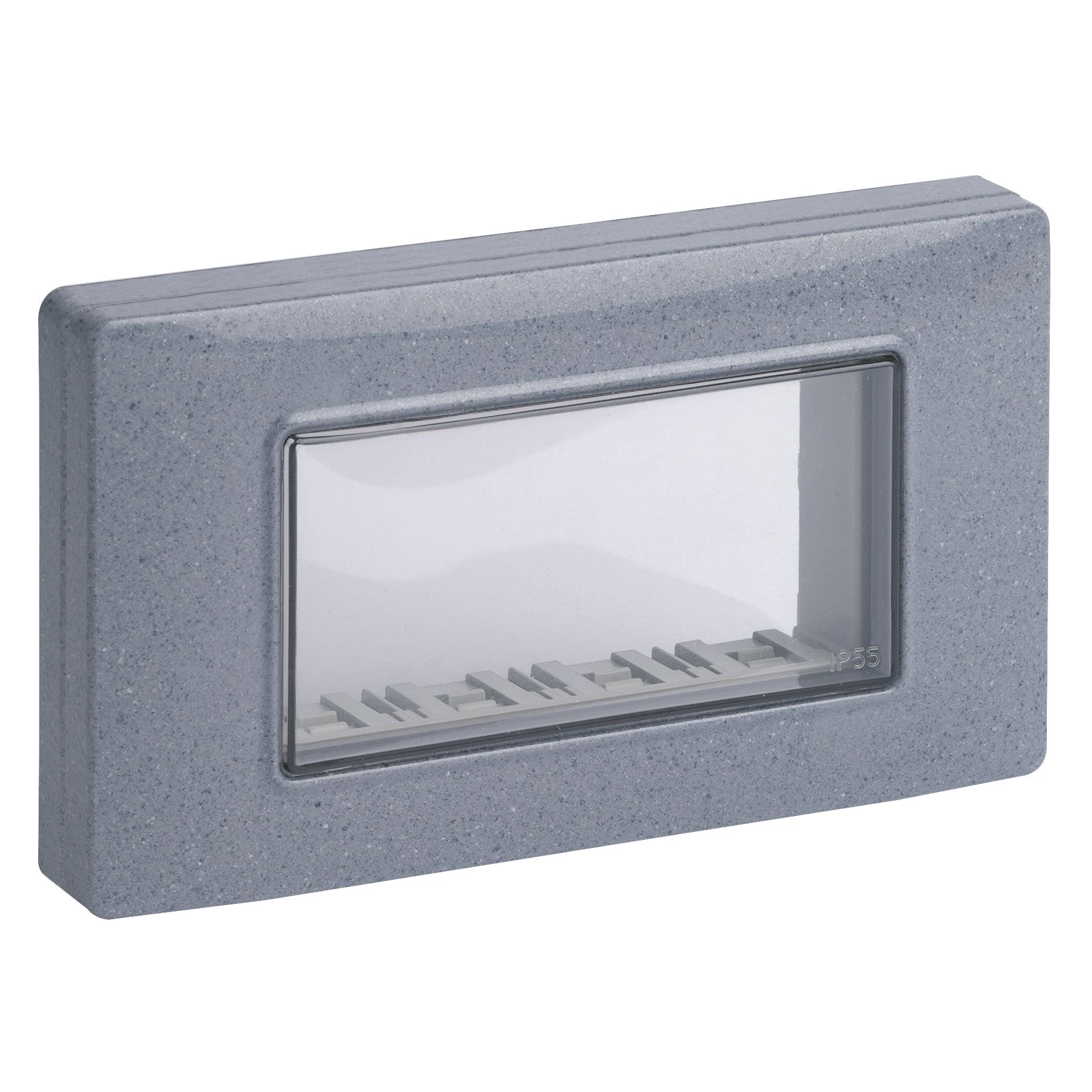 Vimar 4-Module IP55 Cover Plate, For Eikon and Plana Series, For 4-Module Flush Mounting Boxes, With Screws — Quality Boat Parts