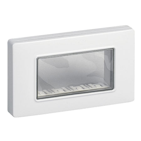 Vimar 4-Module IP55 Cover Plate, For Eikon and Plana Series, For 4-Module Flush Mounting Boxes, With Screws — Quality Boat Parts