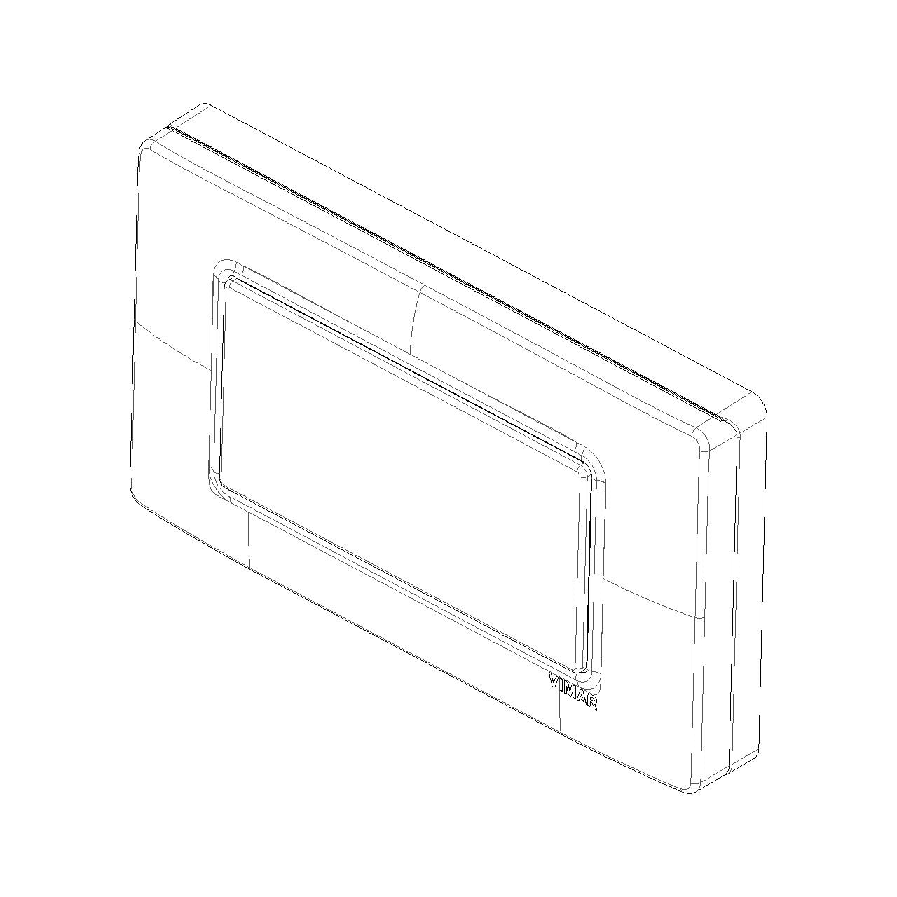 Vimar 4-Module IP55 Cover Plate, For Eikon and Plana Series, For 4-Module Flush Mounting Boxes, With Screws — Quality Boat Parts