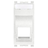 Vimar ARKÉ RJ45 Slanting Keystone Adaptor, 1 Module, Label Space — Quality Boat Parts