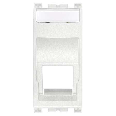Vimar ARKÉ RJ45 Slanting Keystone Adaptor, 1 Module, Label Space — Quality Boat Parts