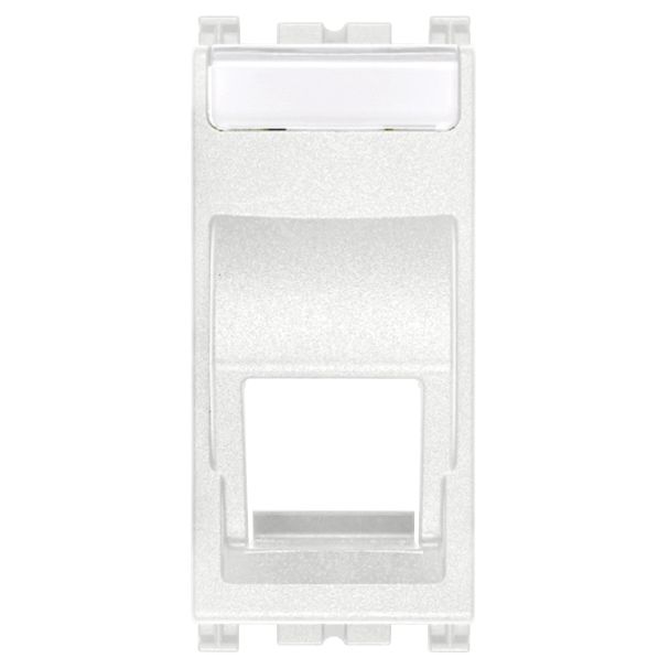 Vimar ARKÉ RJ45 Slanting Keystone Adaptor, 1 Module, Label Space — Quality Boat Parts