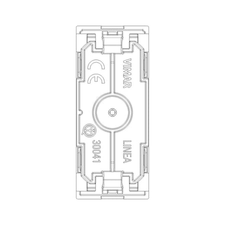 Vimar LINEA 1-Module Blank Module, 250V, IP40, Built-In, Thermoplastic, Halogen-Free — Quality Boat Parts
