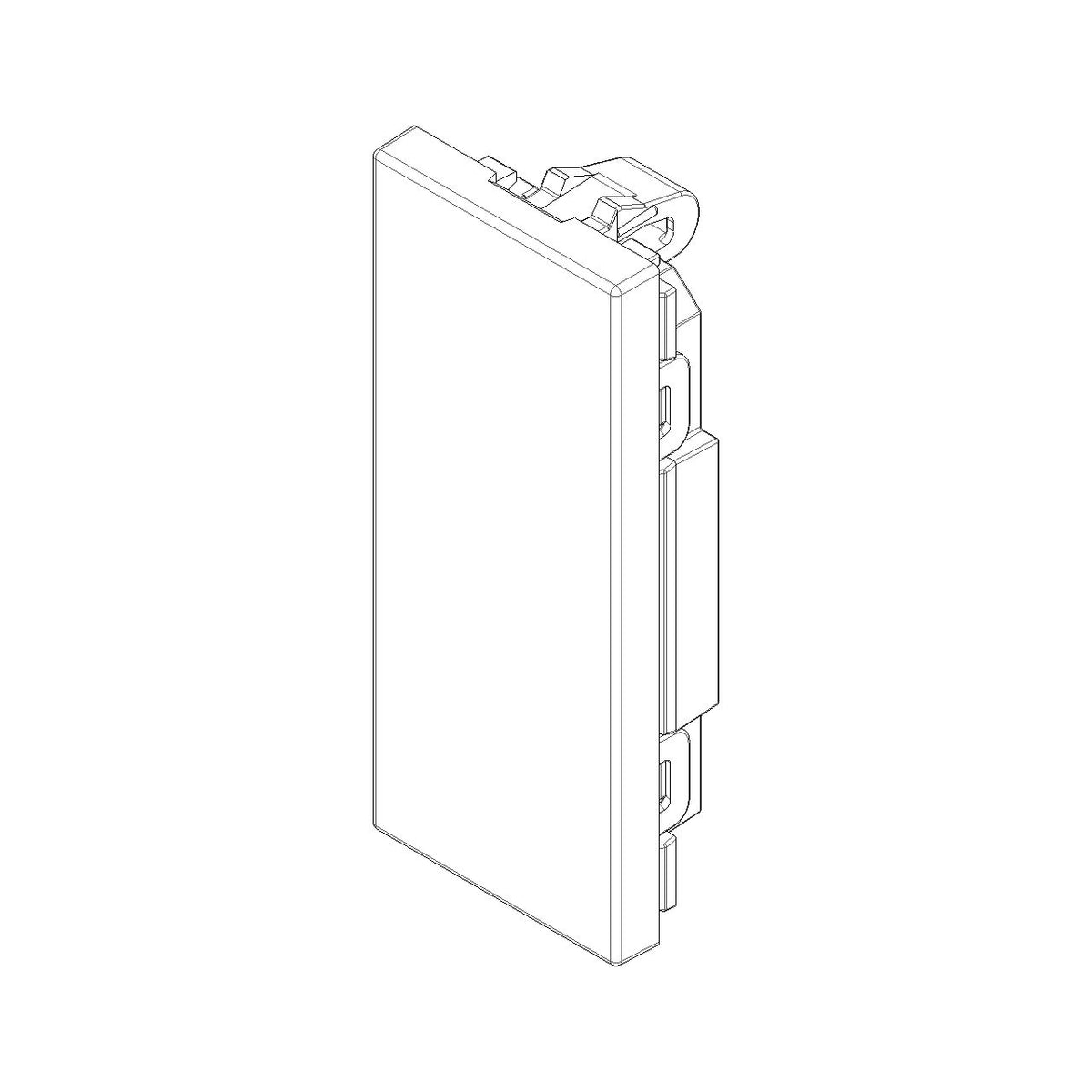 Vimar LINEA 1-Module Blank Module, 250V, IP40, Built-In, Thermoplastic, Halogen-Free — Quality Boat Parts
