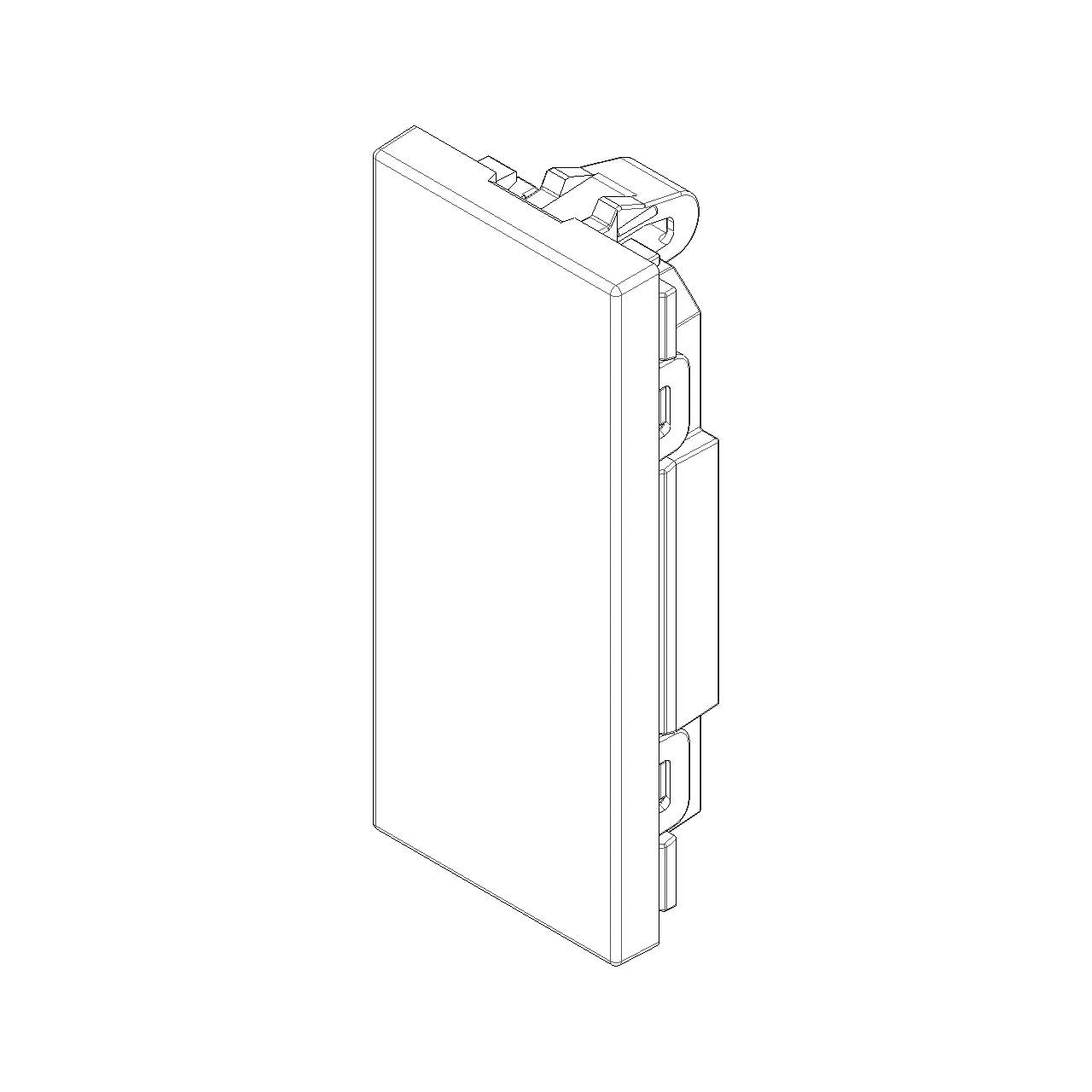 Vimar LINEA 1-Module Blank Module, 250V, IP40, Built-In, Thermoplastic, Halogen-Free — Quality Boat Parts