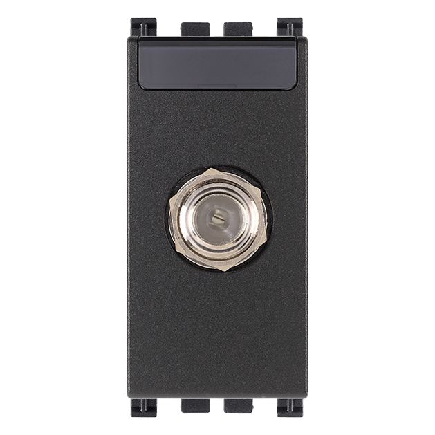 Vimar ARKÉ F Type Female Socket Connector, 2400 MHz, IEC 60169-24 — Quality Boat Parts