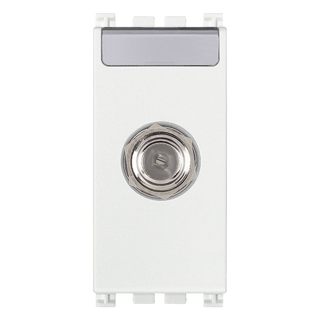 Vimar ARKÉ F Type Female Socket Connector, 2400 MHz, IEC 60169-24 — Quality Boat Parts
