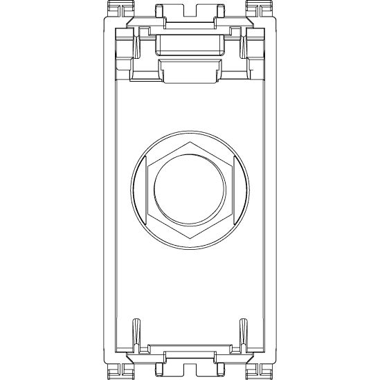 Vimar ARKÉ F Type Female Socket Connector, 2400 MHz, IEC 60169-24 — Quality Boat Parts