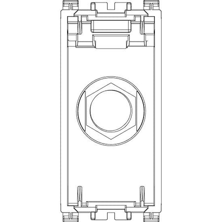 Vimar ARKÉ F Type Female Socket Connector, 2400 MHz, IEC 60169-24 — Quality Boat Parts