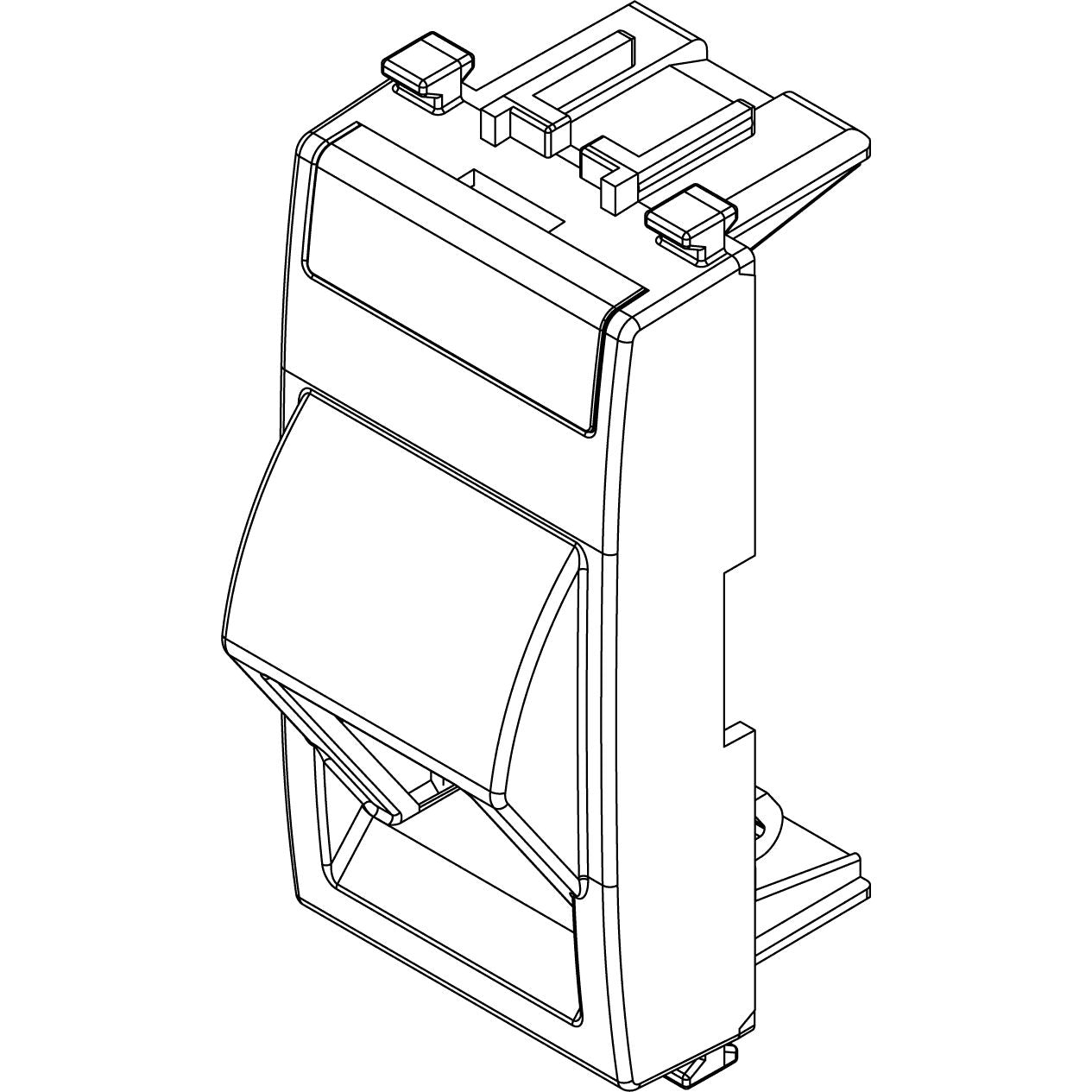 Vimar EIKON RJ45 Slating Adaptor, For RJ45 Keystone Connectors — Quality Boat Parts