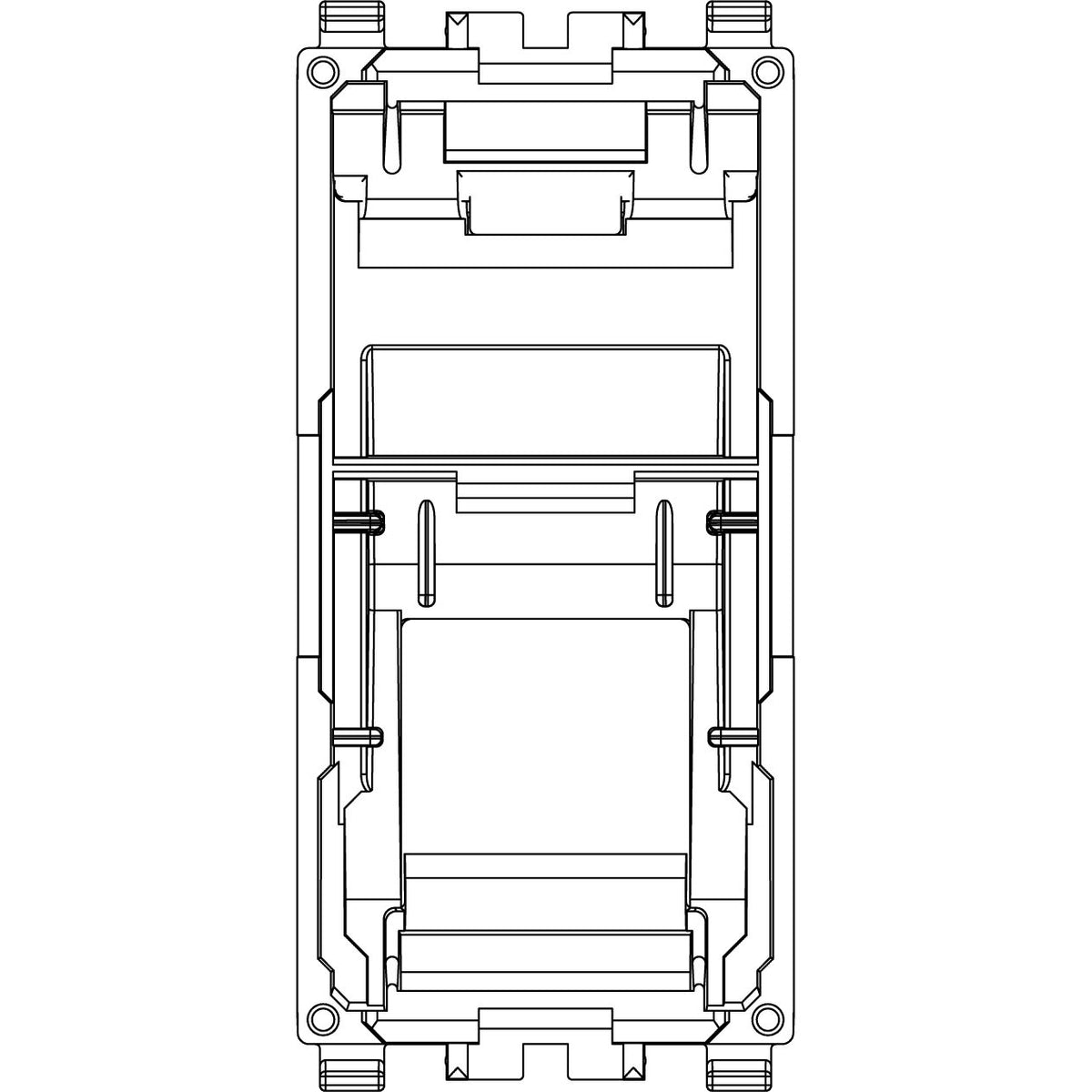Vimar EIKON RJ45 Slating Adaptor, For RJ45 Keystone Connectors — Quality Boat Parts