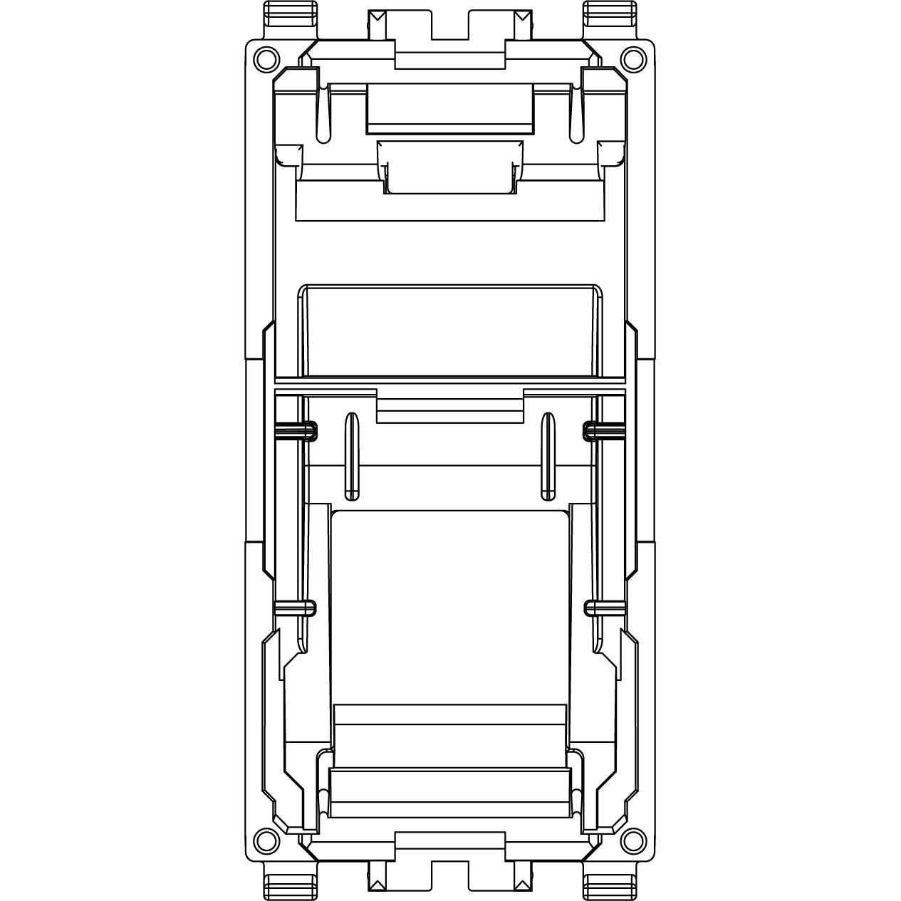 Vimar EIKON RJ45 Slating Adaptor, For RJ45 Keystone Connectors — Quality Boat Parts