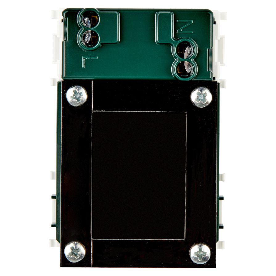 Vimar Plana Shaver Supply Unit 230V, 20 VA Isolating Transformer, 120V/230V Output, 3-Module — Quality Boat Parts