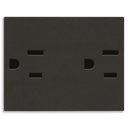 Vimar LINEA Two 2P+E USA SICURY Outlet, 15A, 127V, 3-Module, Flush-Mounted — Quality Boat Parts