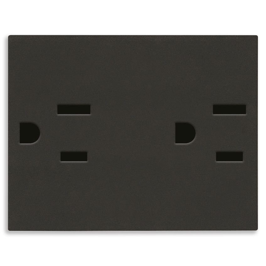 Vimar LINEA Two 2P+E USA SICURY Outlet, 15A, 127V, 3-Module, Flush-Mounted — Quality Boat Parts