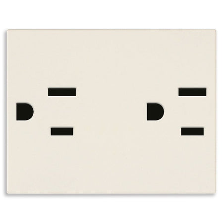 Vimar LINEA Two 2P+E USA SICURY Outlet, 15A, 127V, 3-Module, Flush-Mounted — Quality Boat Parts
