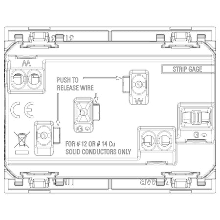 Vimar LINEA Two 2P+E USA SICURY Outlet, 15A, 127V, 3-Module, Flush-Mounted — Quality Boat Parts