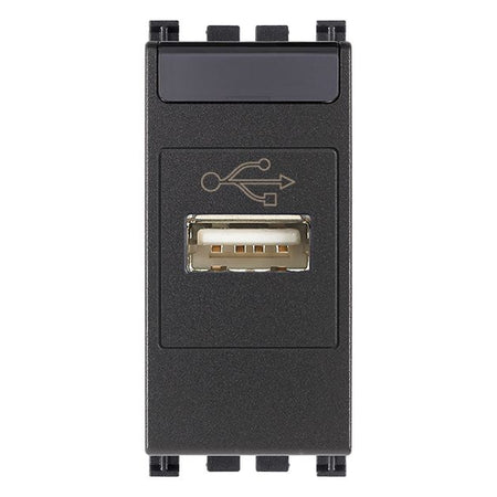 Vimar ARKÉ USB Outlet, 1 Module, IP20, Flush Mount, Screw Terminals — Quality Boat Parts