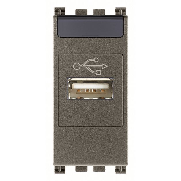Vimar ARKÉ USB Outlet, 1 Module, IP20, Flush Mount, Screw Terminals — Quality Boat Parts