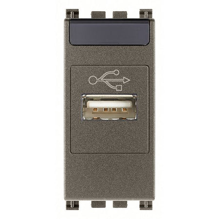 Vimar ARKÉ USB Outlet, 1 Module, IP20, Flush Mount, Screw Terminals — Quality Boat Parts