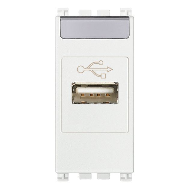 Vimar ARKÉ USB Outlet, 1 Module, IP20, Flush Mount, Screw Terminals — Quality Boat Parts
