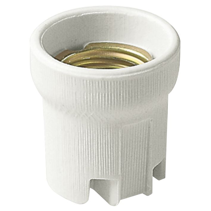 Vimar E27 Porcelain Lampholder, 43 mm, White Body — Quality Boat Parts