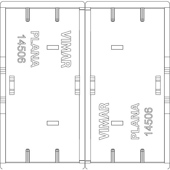 Vimar Plana Interchangeable RF Switch Buttons, for EnOcean, Bluetooth, ZigBee RF Devices, IP40, Halogen-Free Thermoplastic — Quality Boat Parts