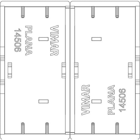 Vimar Plana Interchangeable RF Switch Buttons, for EnOcean, Bluetooth, ZigBee RF Devices, IP40, Halogen-Free Thermoplastic — Quality Boat Parts