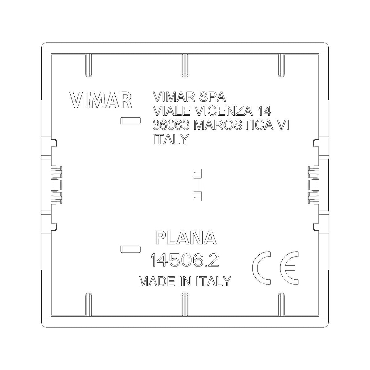 Vimar Plana Interchangeable RF Switch Buttons, for EnOcean, Bluetooth, ZigBee RF Devices, IP40, Halogen-Free Thermoplastic — Quality Boat Parts