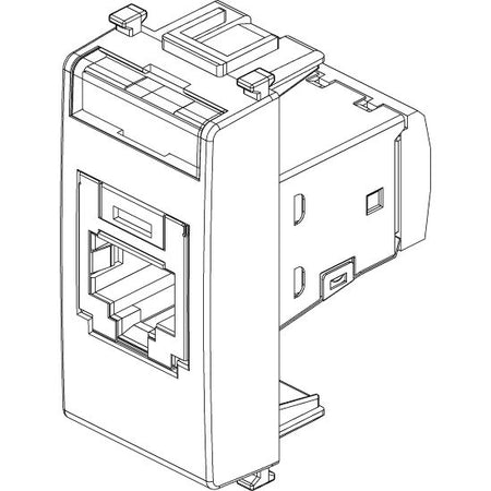 Vimar Plana Series RJ45 Cat5e Panduit Outlet, T568A/B, 8 Contacts — Quality Boat Parts