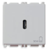 Vimar Plana 2-Module USB-C Supply Unit, Power Delivery, 120-240V — Quality Boat Parts