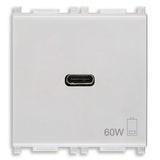 Vimar Plana 2-Module USB-C Supply Unit, Power Delivery, 120-240V — Quality Boat Parts