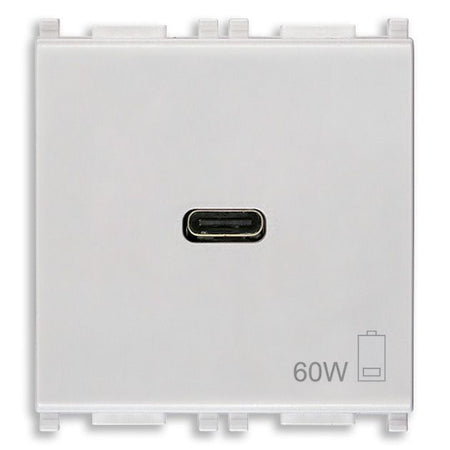Vimar Plana 2-Module USB-C Supply Unit, Power Delivery, 120-240V — Quality Boat Parts