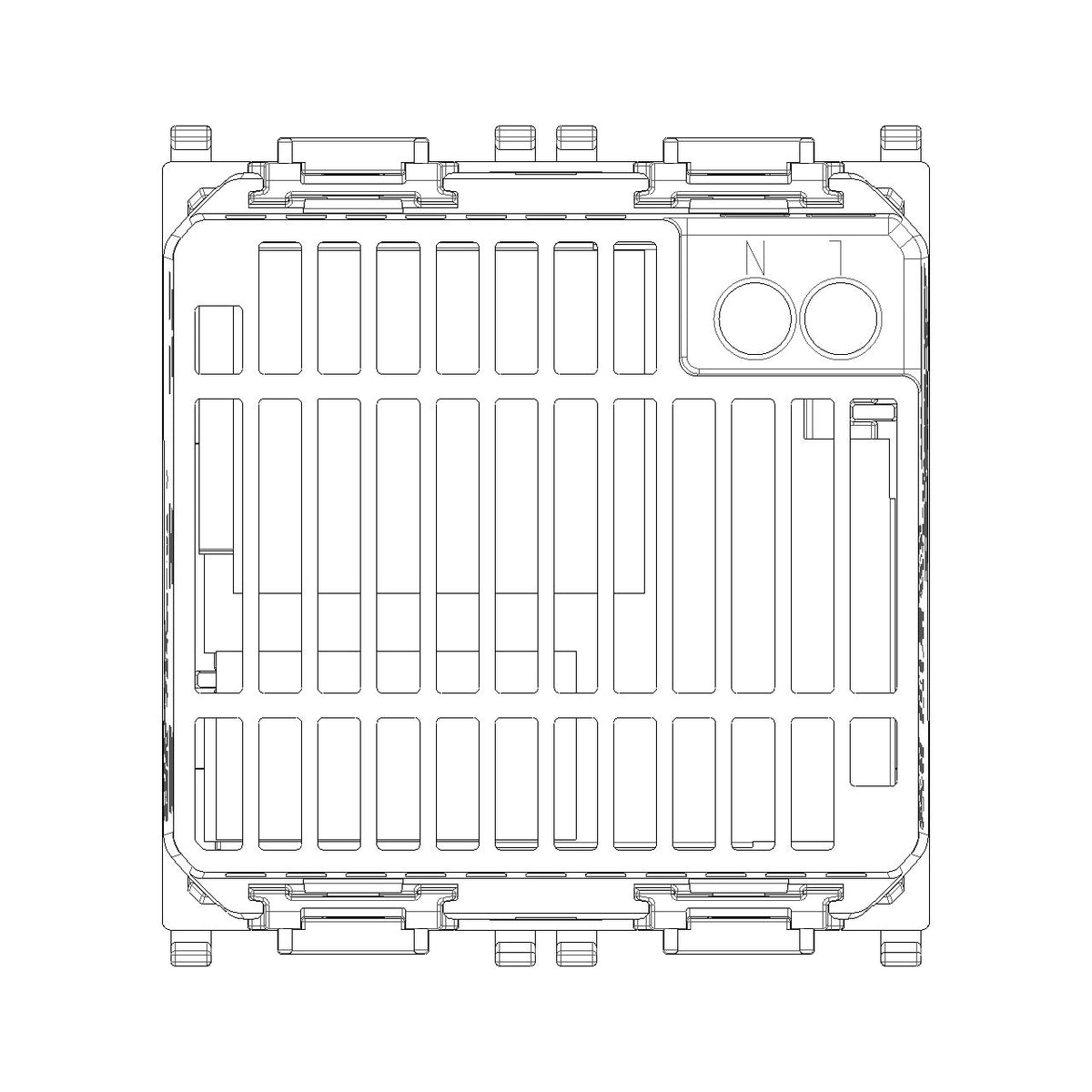 Vimar Plana 2-Module USB-C Supply Unit, Power Delivery, 120-240V — Quality Boat Parts