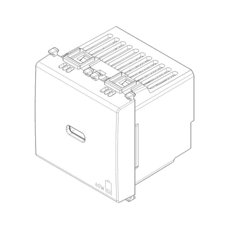 Vimar Plana 2-Module USB-C Supply Unit, Power Delivery, 120-240V — Quality Boat Parts