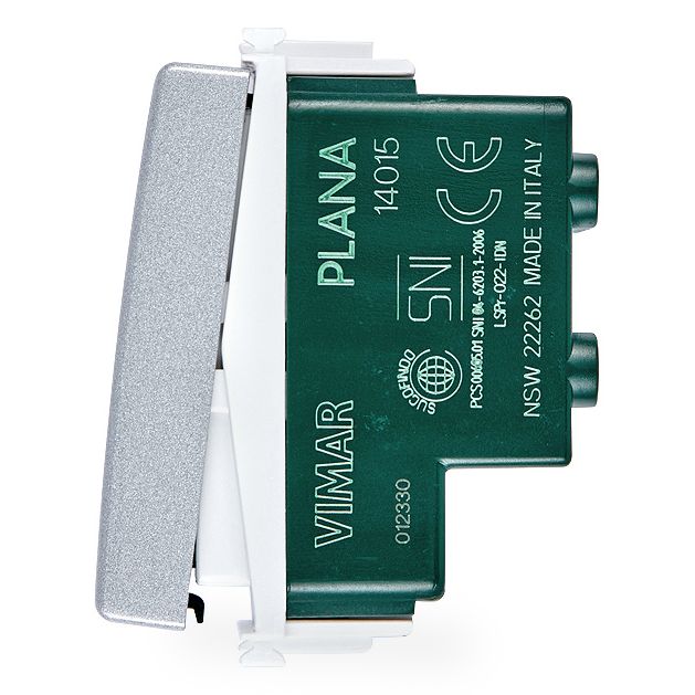 Vimar Plana 2P 1-Way Switch, 16AX, 250V, Lightable — Quality Boat Parts