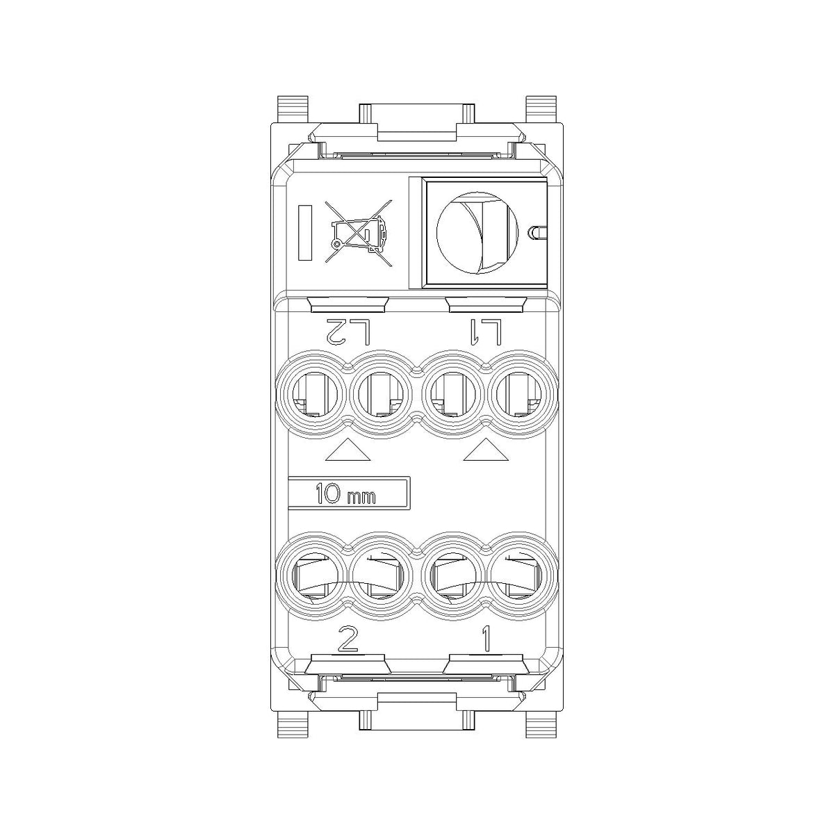 Vimar Plana 2P 1-Way Switch, 16AX, 250V, Lightable — Quality Boat Parts