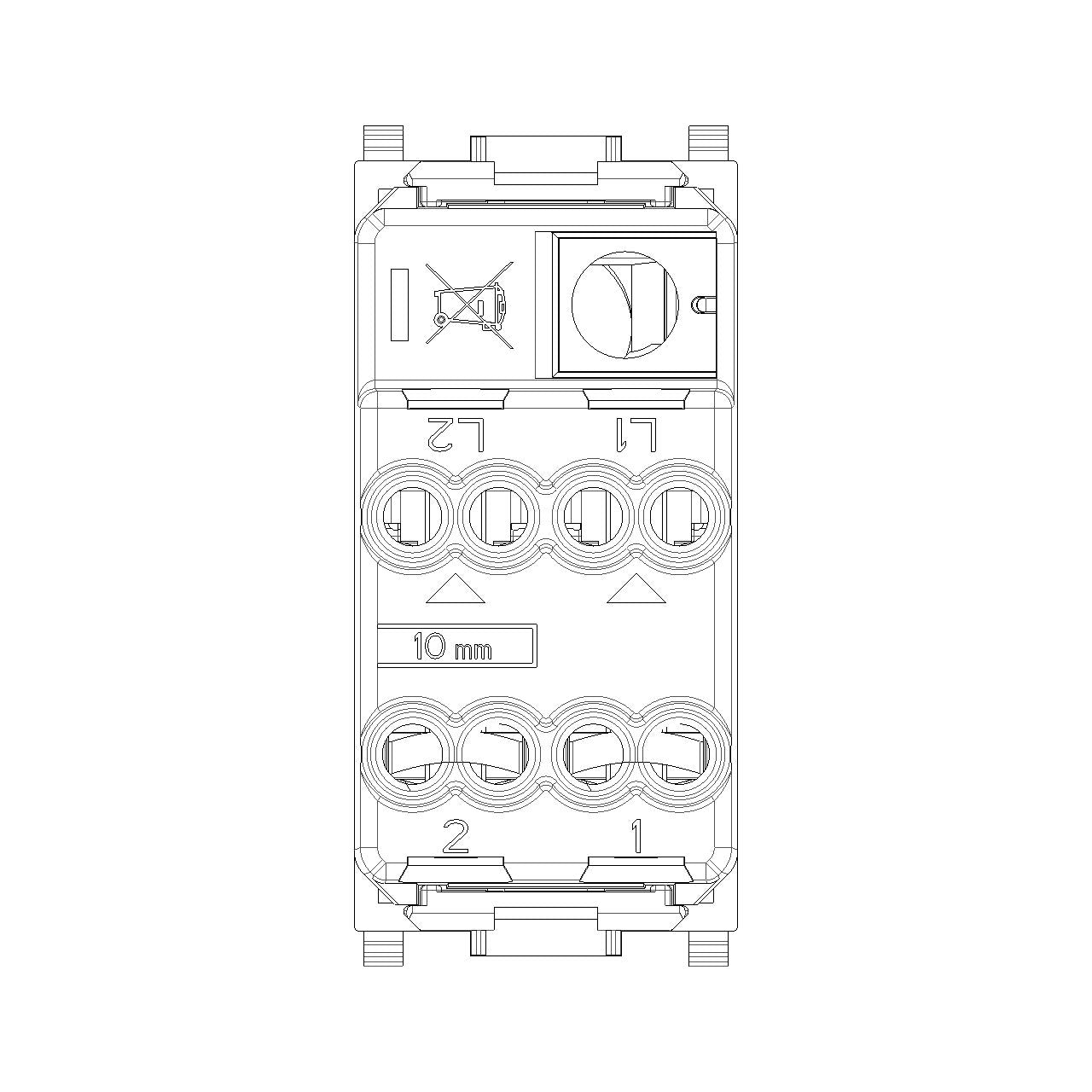 Vimar Plana 2P 1-Way Switch, 16AX, 250V, Lightable — Quality Boat Parts