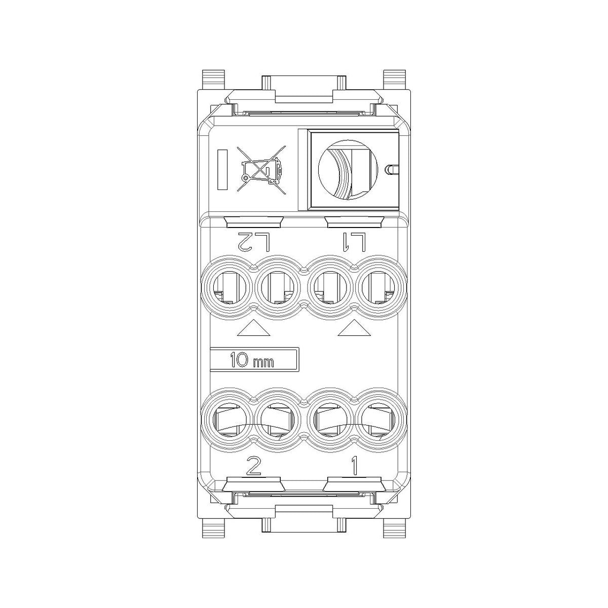 Vimar Plana 2P 1-Way Switch, 16AX, 250V, Lightable — Quality Boat Parts