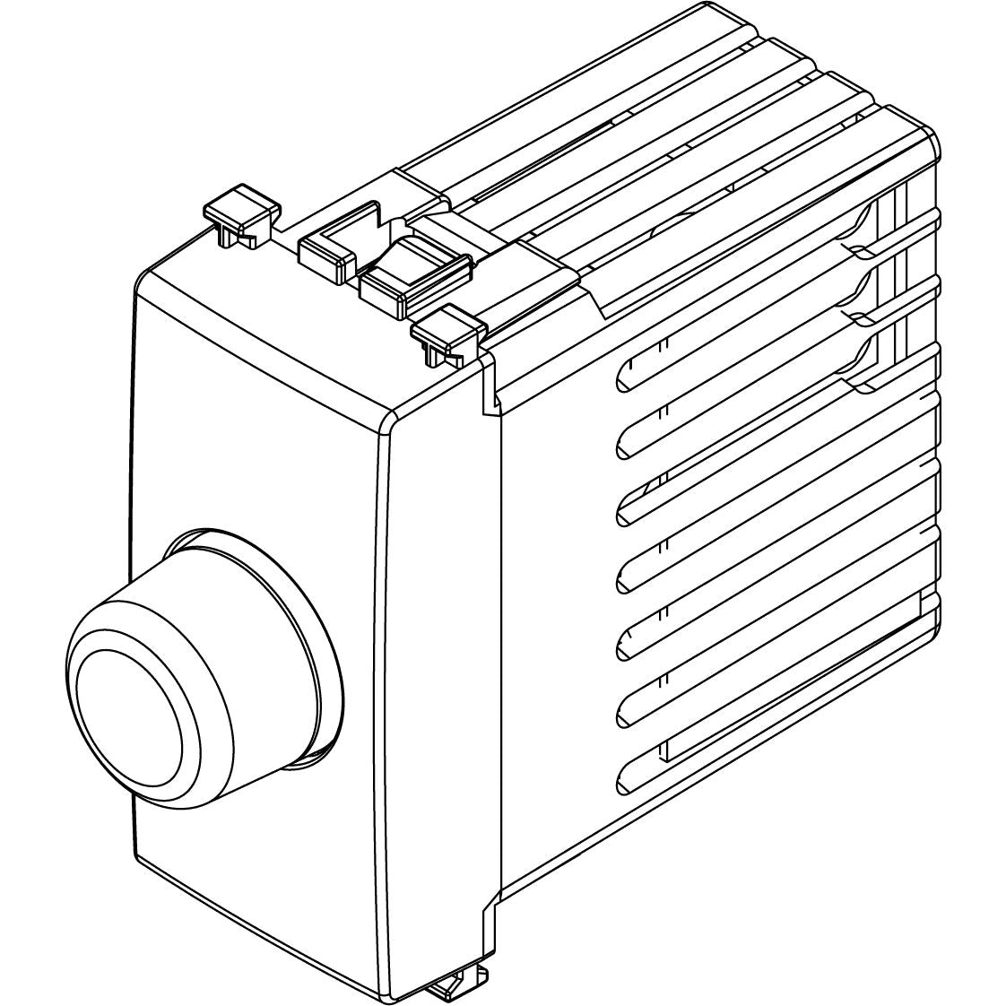 Vimar Dimmer, 230V, 100-500W, for Incandescent Lamps, Rotary Control — Quality Boat Parts