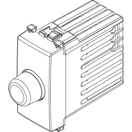 Vimar Dimmer, 230V, 100-500W, for Incandescent Lamps, Rotary Control — Quality Boat Parts