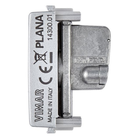 Vimar Plana TV-RD-SAT Coaxial Socket Outlet, 5-2400 MHz, Male Connector, Snap Mounting — Quality Boat Parts