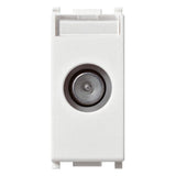 Vimar Plana TV-RD-SAT Coaxial Socket Outlet, 5-2400 MHz, Male Connector, Snap Mounting — Quality Boat Parts