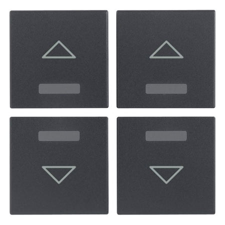 Vimar Eikon Four Spare 1-Module Interchangeable Half-Button Caps, KNX, IP40 — Quality Boat Parts