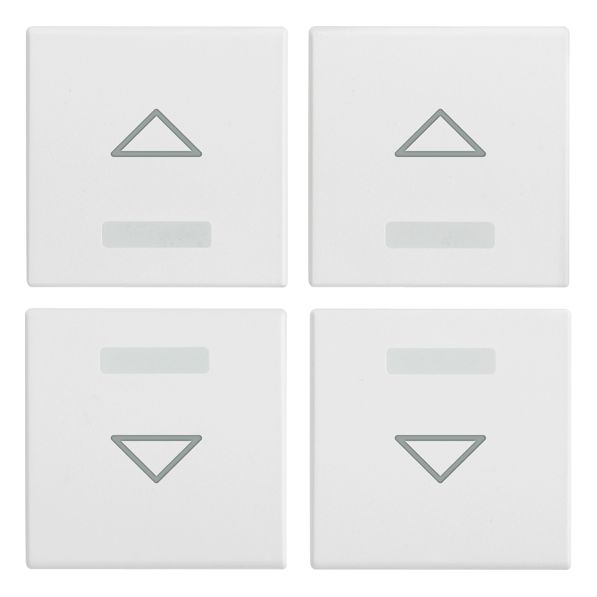 Vimar Eikon Four Spare 1-Module Interchangeable Half-Button Caps, KNX, IP40 — Quality Boat Parts