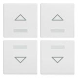 Vimar Eikon Four Spare 1-Module Interchangeable Half-Button Caps, KNX, IP40 — Quality Boat Parts