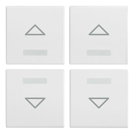 Vimar Eikon Four Spare 1-Module Interchangeable Half-Button Caps, KNX, IP40 — Quality Boat Parts