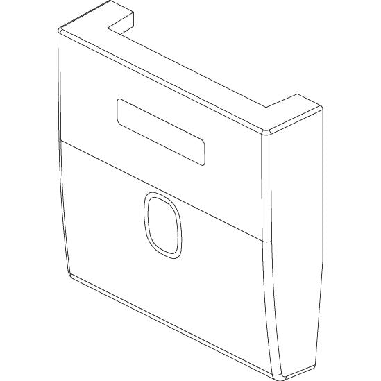 Vimar EIKON Four Interchangeable Half-Buttons, 1 Module, IP40, Clamp Mounting, Halogen-Free Thermoplastic — Quality Boat Parts