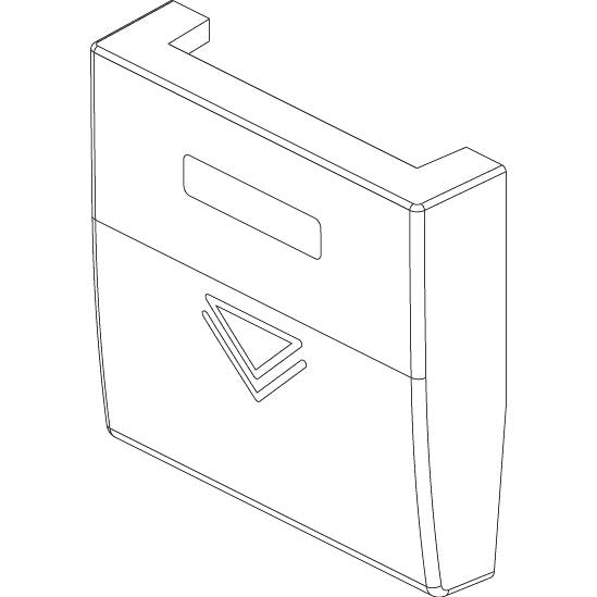 Vimar EIKON Four Interchangeable Half-Buttons, 1 Module, IP40, Clamp Mounting, Halogen-Free Thermoplastic — Quality Boat Parts