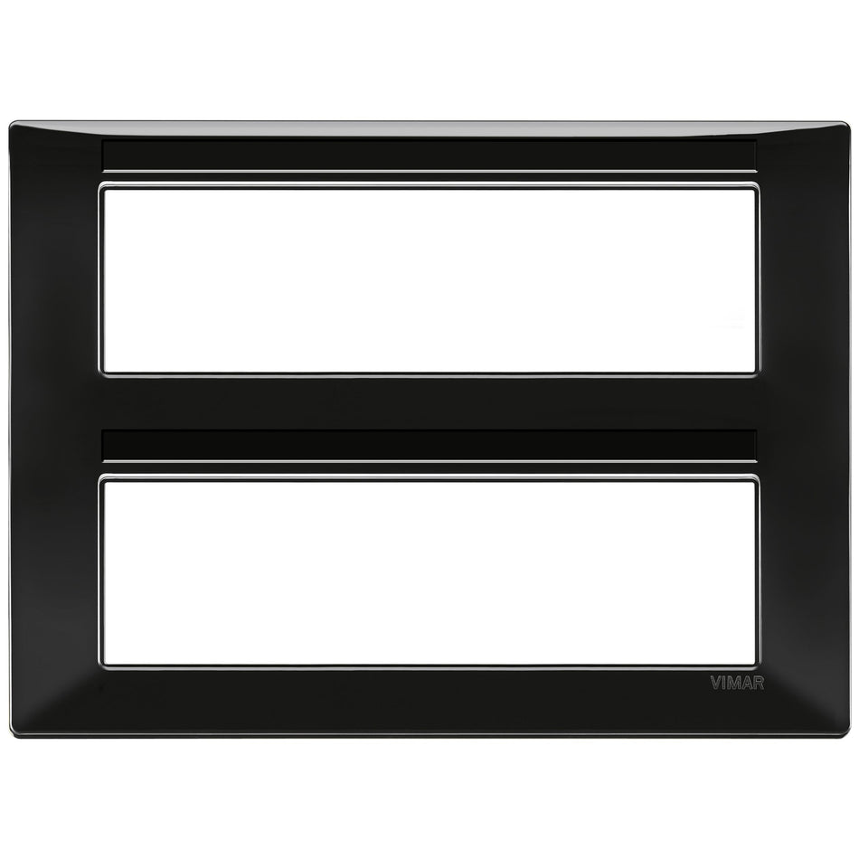 Vimar Plana 14-Module (7+7) Cover Plate, Technopolymer, Halogen-Free — Quality Boat Parts